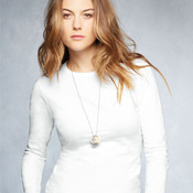 Ladies' Junior Fit 4.5 oz. 100% Combed Ringspun Cotton Long Sleeve T-Shirt